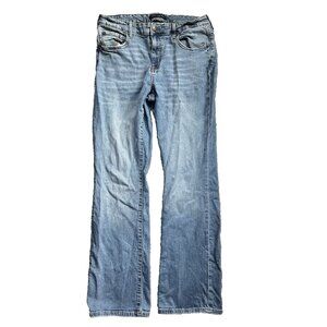 Aeropostale Mid Rise Bootcut Jeans Women’s 14 Regular Blue Denim